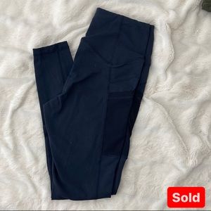 BuffBunny navy leggings w/pockets